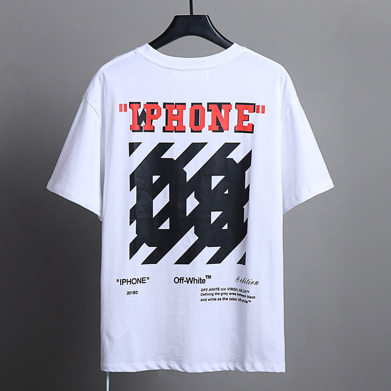 OFF-WHITE Numbers & Letters Print T-Shirt