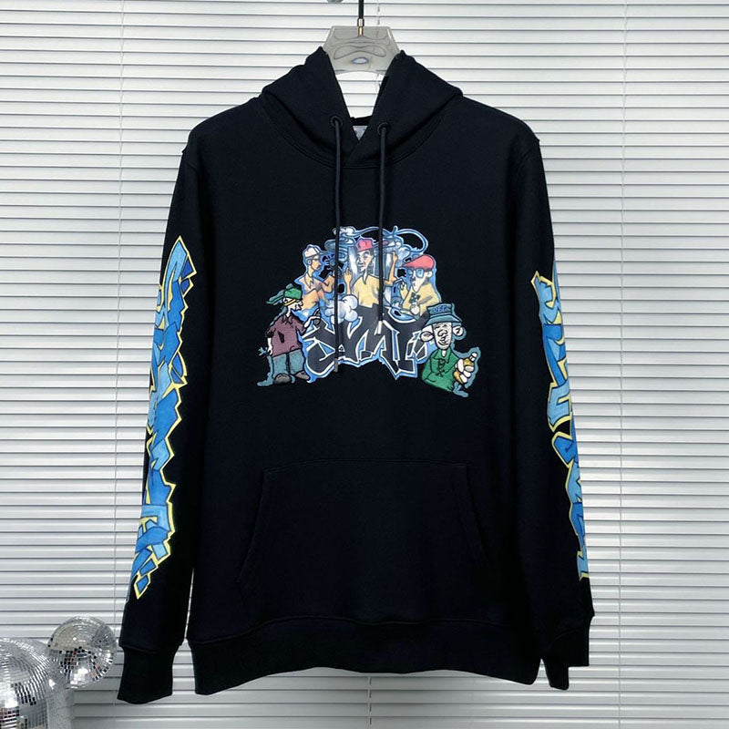 OFF-WHITE Graffiti Graphic Hoodie