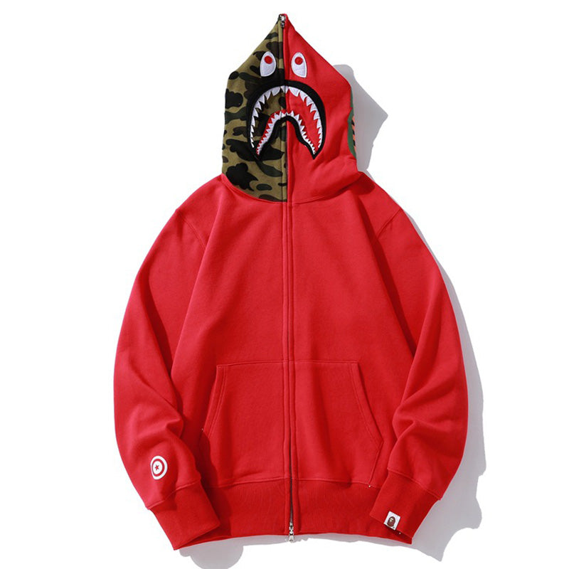 BAPE Camo Fleece Full-Zip Hoodie