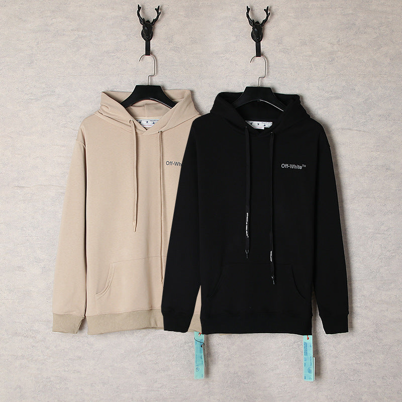 OFF WHITE Hoodie – Khaki & Black