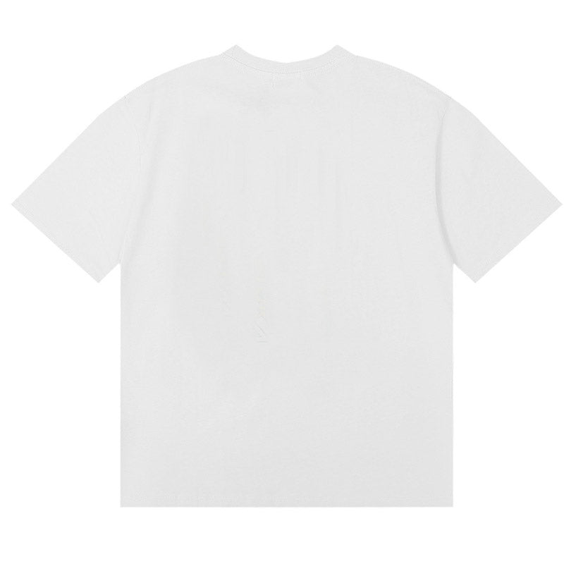 RHUDE T-Shirt – Apricot / White / Black