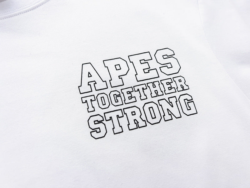 BAPE Color Camo College Logo Tee
