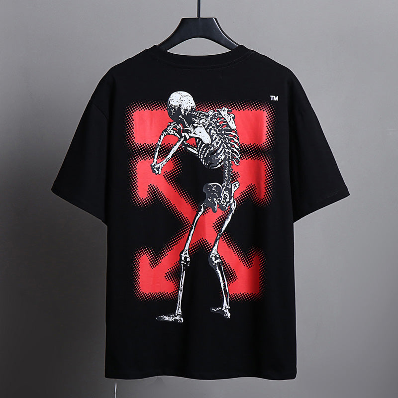 OFF-WHITE Skeleton Arrow Pattern T-Shirt