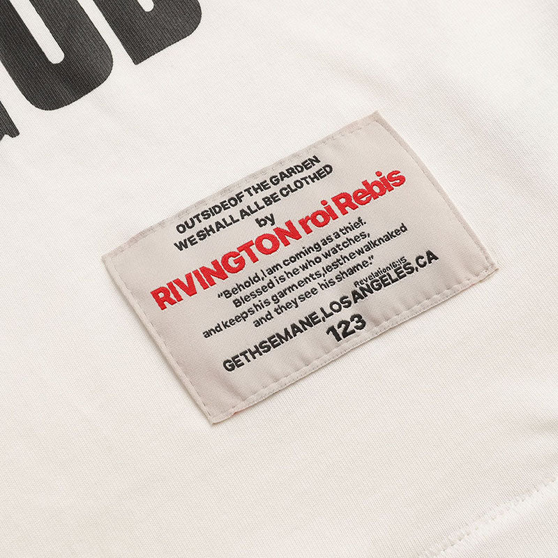 Fear of God x RRR123 Portrait Lettering Slogan Print T-Shirt – Beige