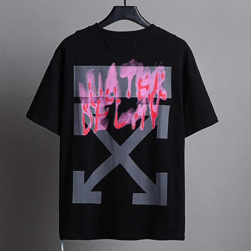 OFF-WHITE Graffiti Arrow Pattern T-Shirt