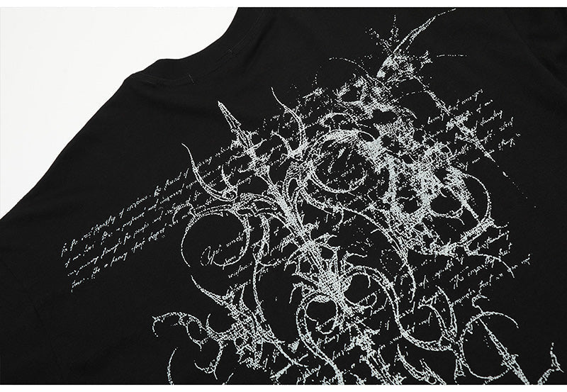Fear of God Thorn Barrage Print T-Shirt – White / Black / Red