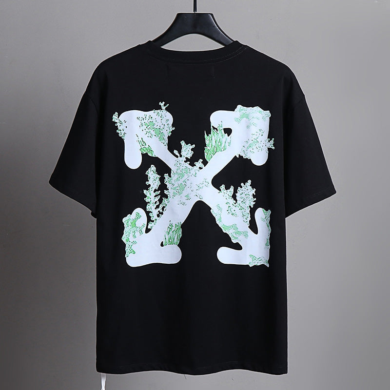 OFF-WHITE Seaweed Arrow Graphic T-Shirt