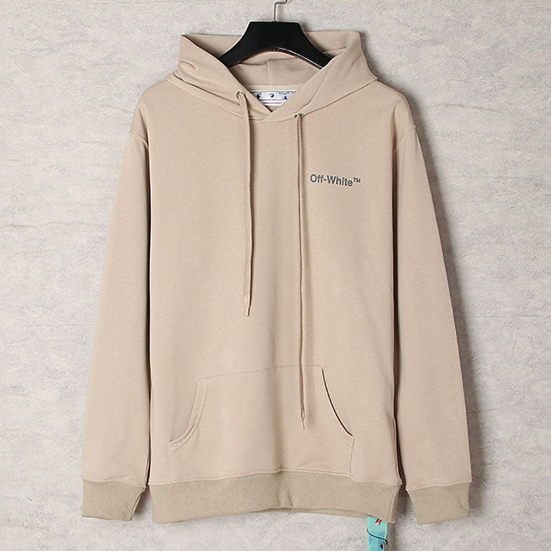 OFF WHITE Hoodie – Khaki & Black