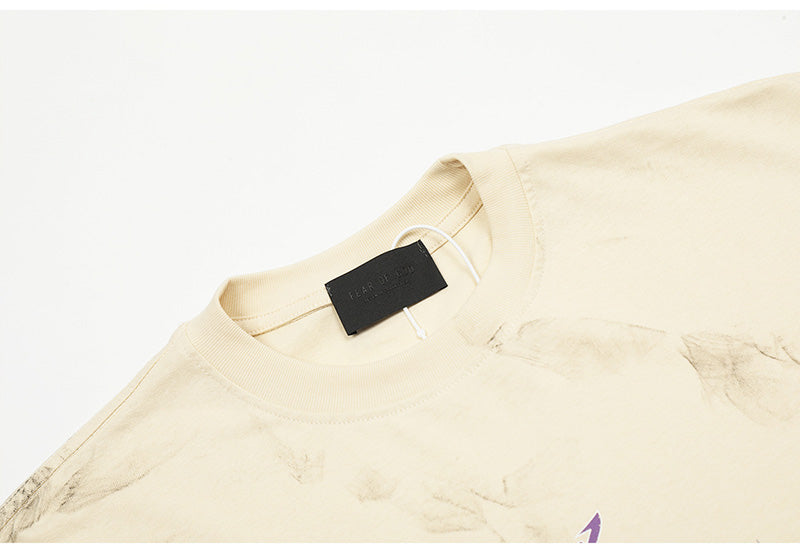 Fear of God Thorns Washed Cement Dyed T-Shirt – Apricot / Black