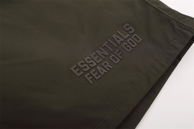 Fear of God Essentials Shorts – Black Green / Dark Purple