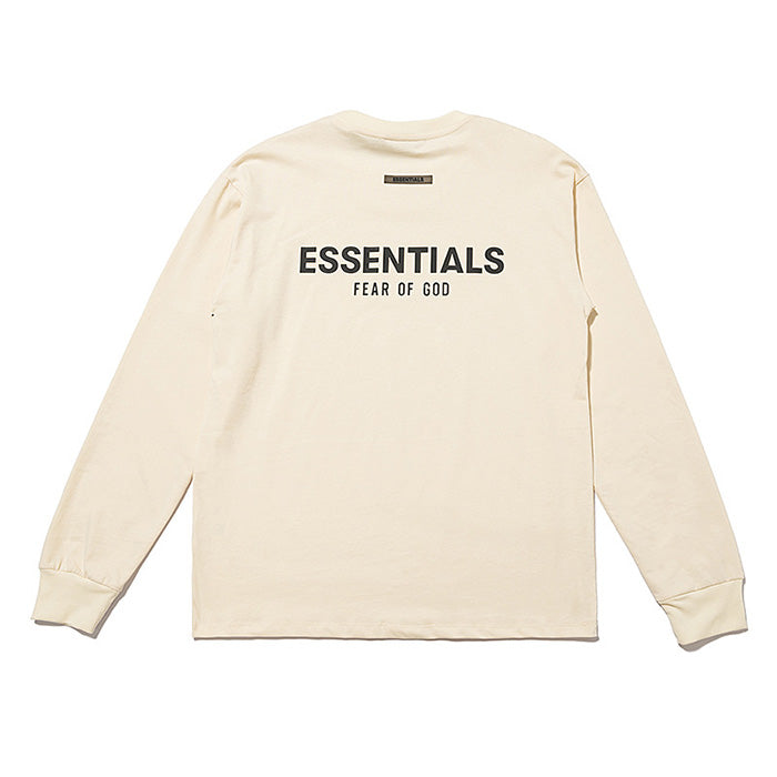 Fear of God Essentials Long Sleeve Tee – Brown / Black / Khaki / Apricot