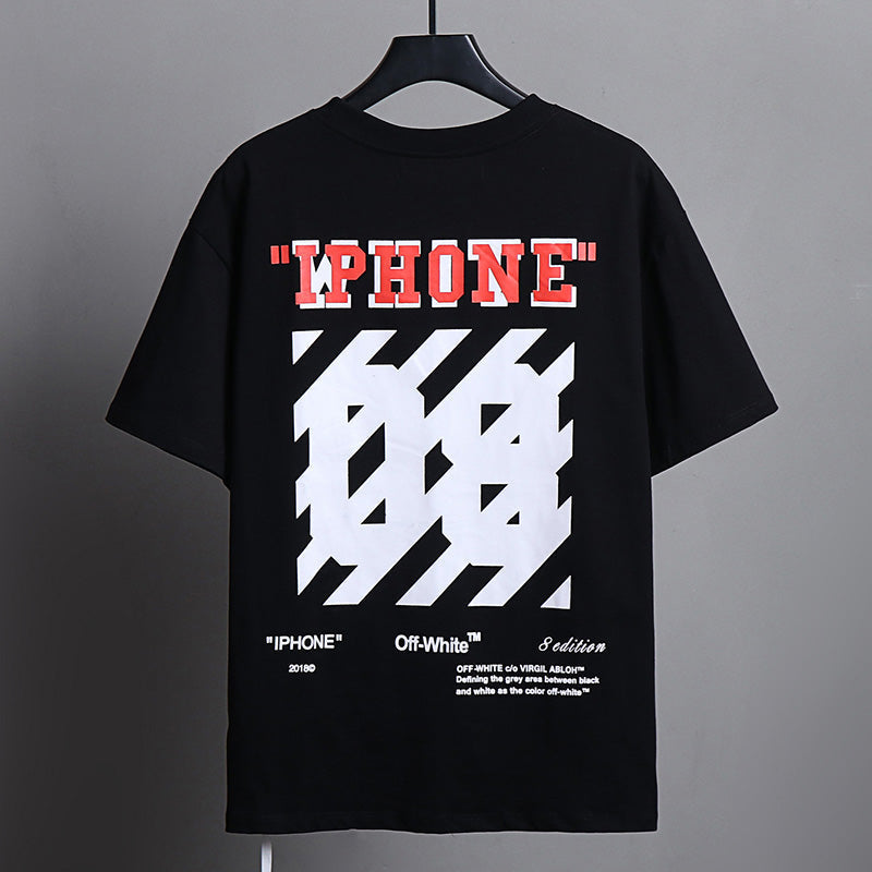 OFF-WHITE Numbers & Letters Print T-Shirt