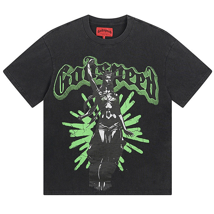 GODSPEED Chrome Liberty Graphic T-Shirt
