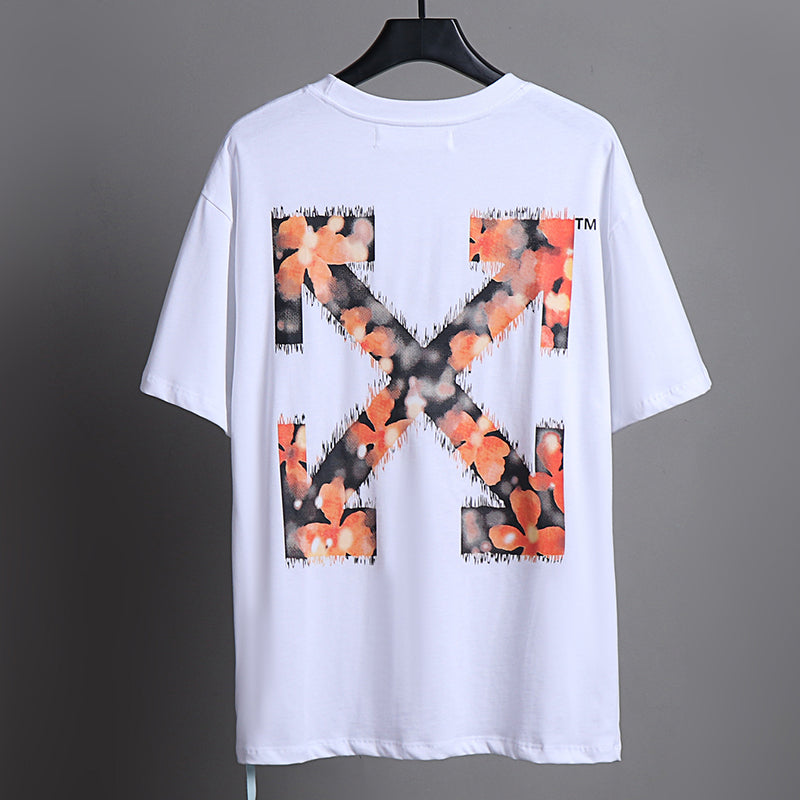 OFF-WHITE Floral Arrow Graphic T-Shirt