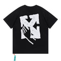 Off-White Graphic T-Shirt (Black/White/Purple)
