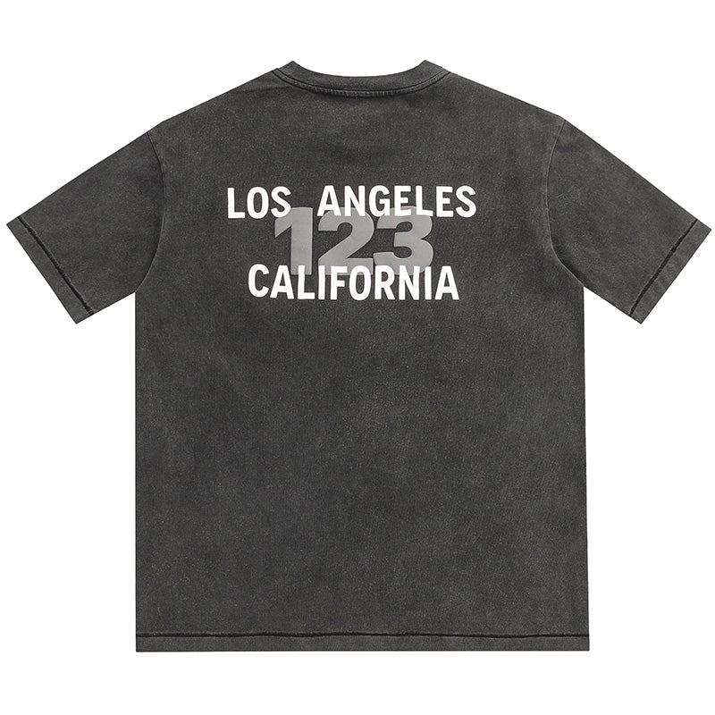 Fear of God x RRR123 Washed & Distressed T-Shirt – Apricot / Black