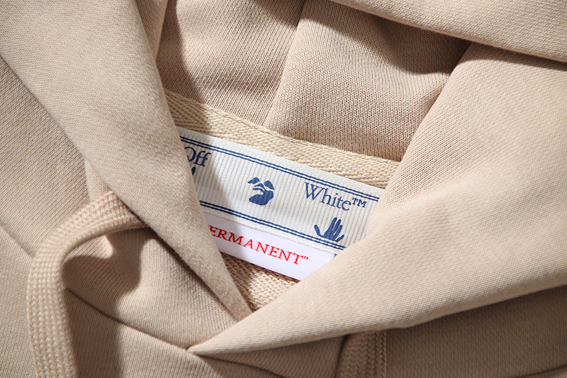 OFF WHITE Hoodie – Khaki & Black