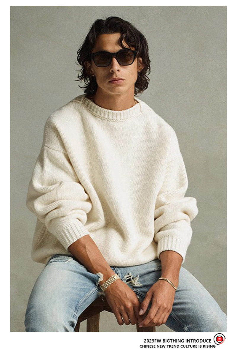 Fear of God Solid Color Fish Mouth Round Neck Sweater