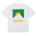 RHUDE T-Shirt – White / Apricot / Black