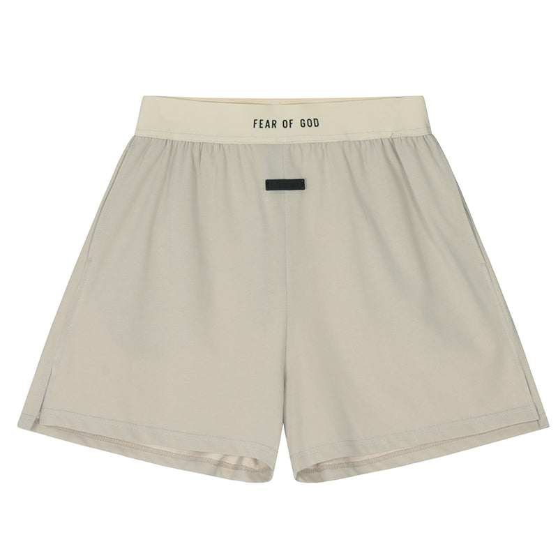 Fear of God Cotton-Jersey Pyjama Sweatshorts – Beige / Black