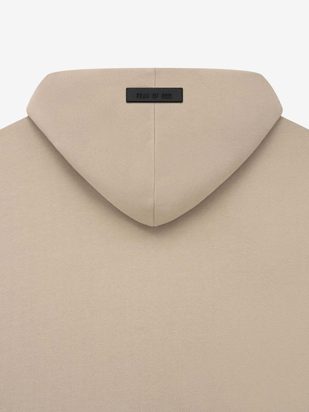 Fear of God Essentials Hoodie – Dusty Beige / Black