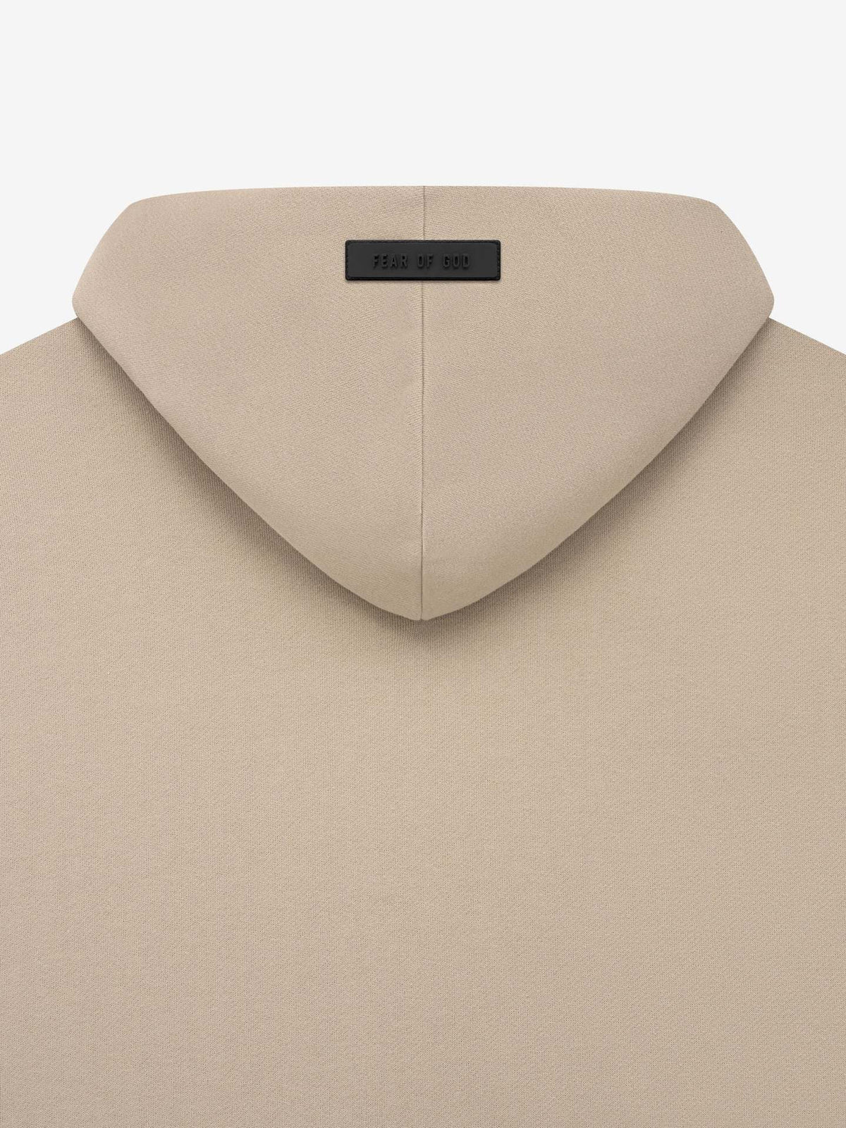 Fear of God Essentials Hoodie – Dusty Beige / Black