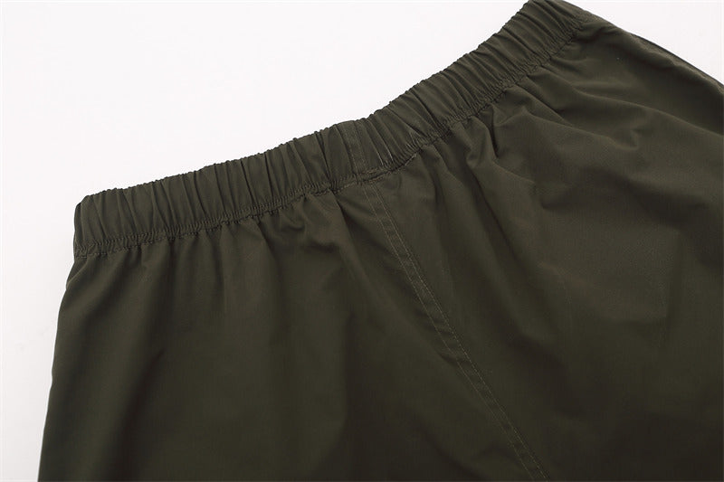 Fear of God Essentials Shorts – Black Green / Dark Purple