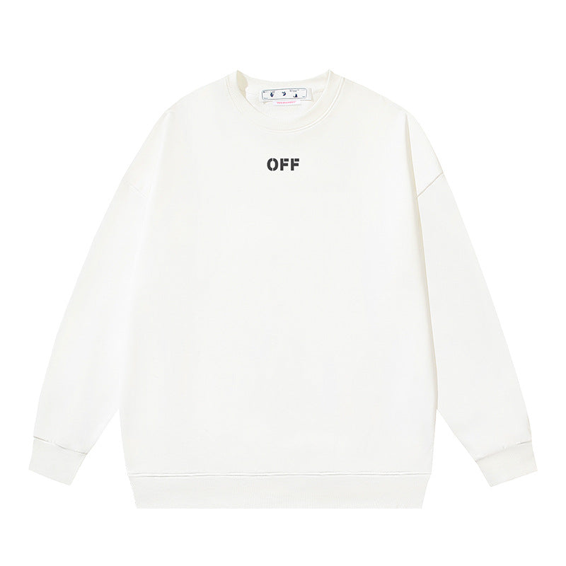 Off-White Logo Cotton Crewneck Sweatshirt — Everyday