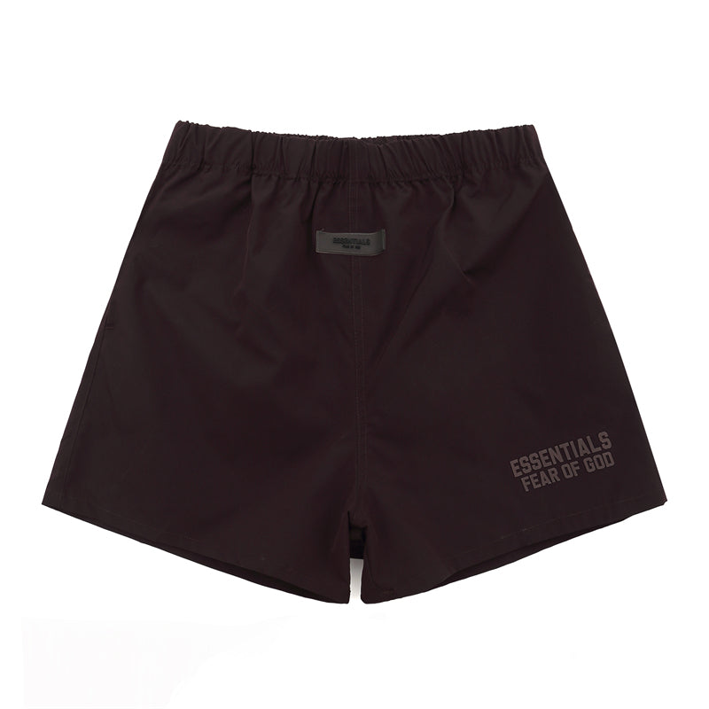 Fear of God Essentials Shorts – Black Green / Dark Purple