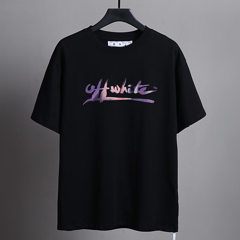 OFF-WHITE Gradient Script Logo Graphic T-Shirt