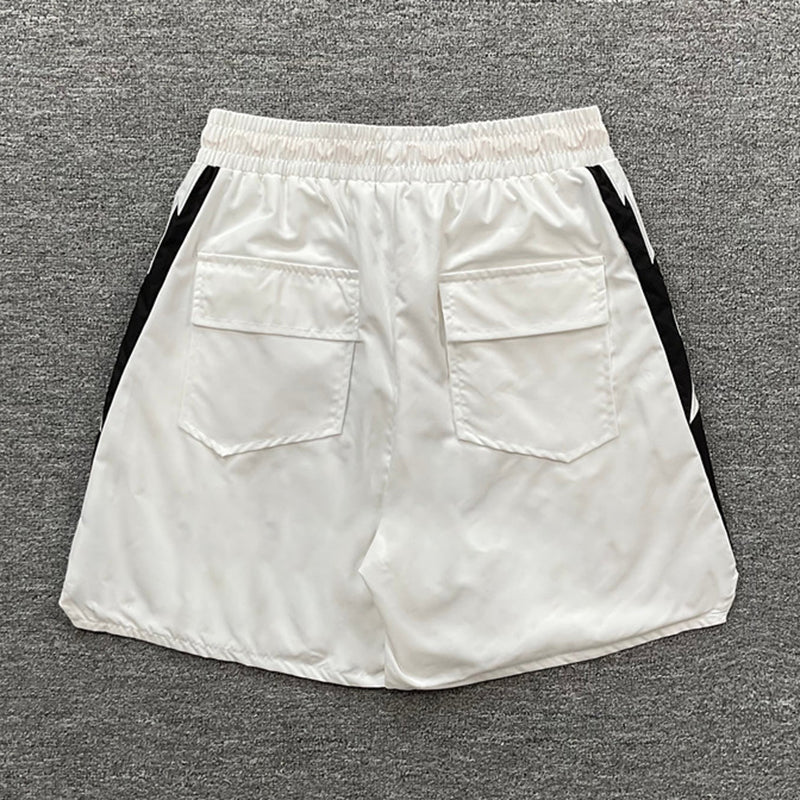 RHUDE Court Logo Short – Black / White
