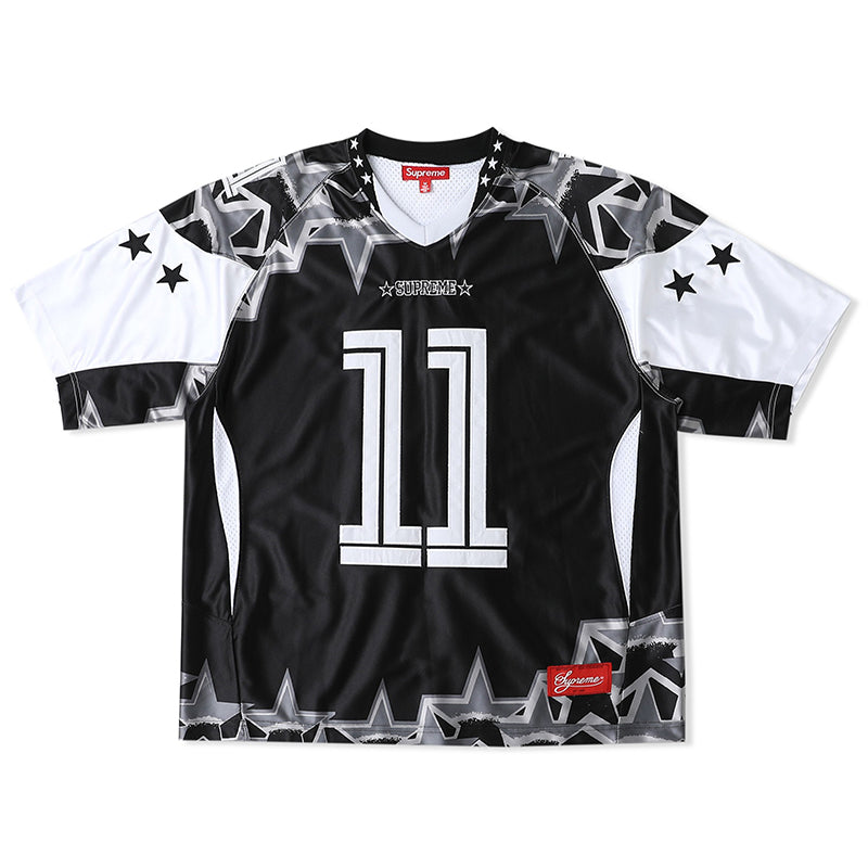 Supreme Stars Football Jersey — Black / Blue