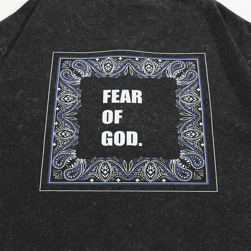 Fear of God Classic Logo T-Shirt – Black