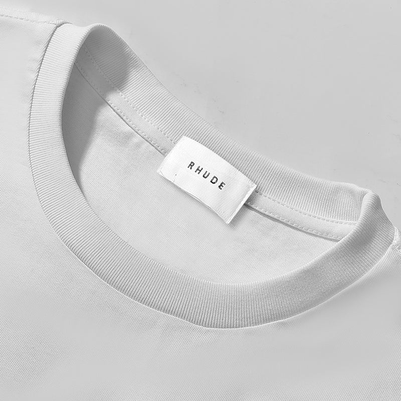 RHUDE Deix Shield Tee – Black / White