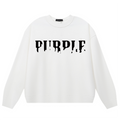 Purple Brand Logo Printed Sweatshirt