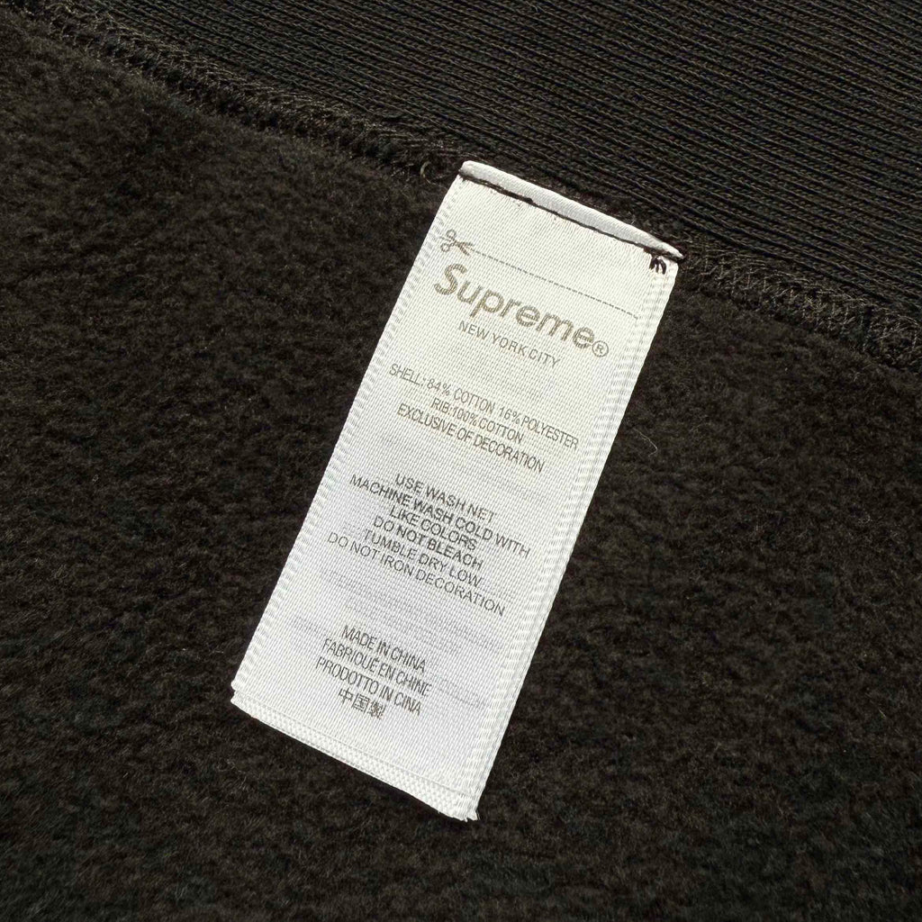 Supreme SS25 Washed Box Logo Crewneck Sweatshirt