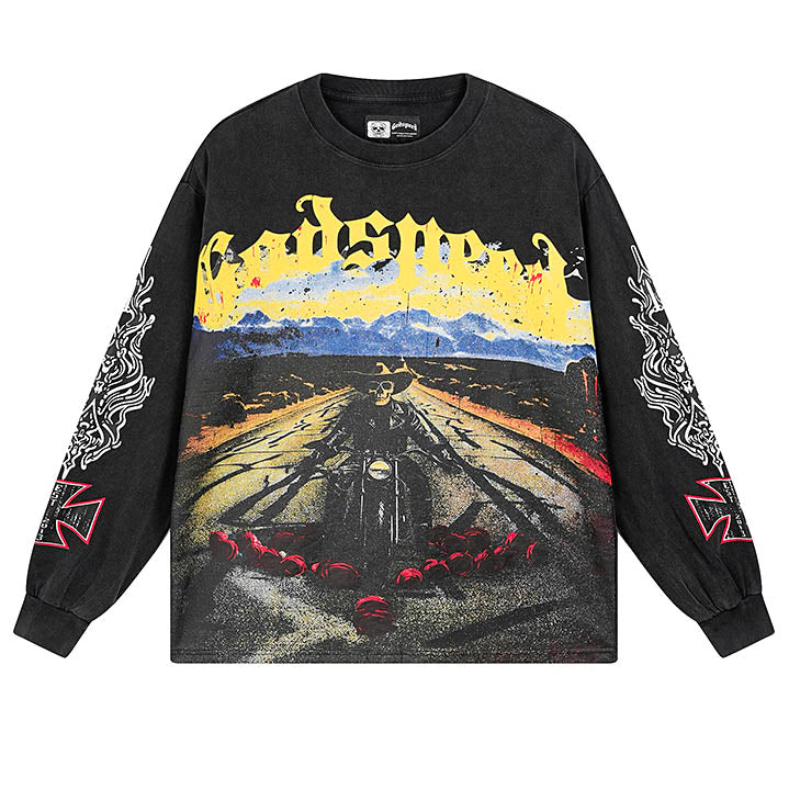 GODSPEED Long Lonely Road Long Sleeve T-Shirt