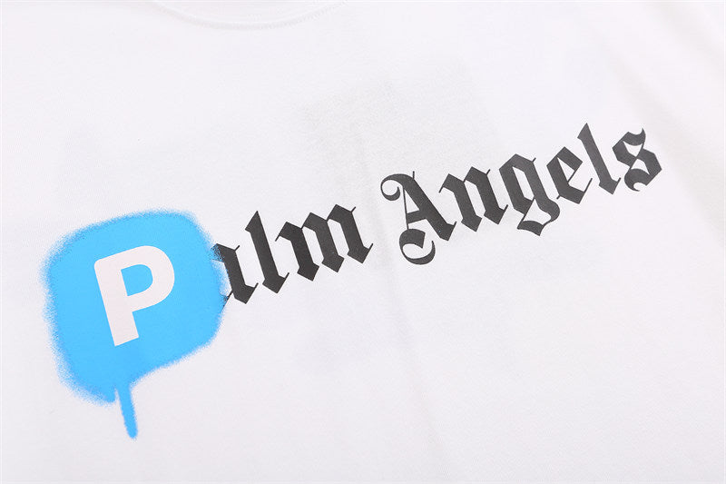 Palm Angels Dripping P Logo T-Shirt