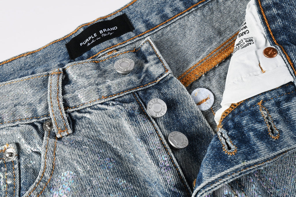 Purple Brand Crystal Diamond Skinny Jeans #PU108