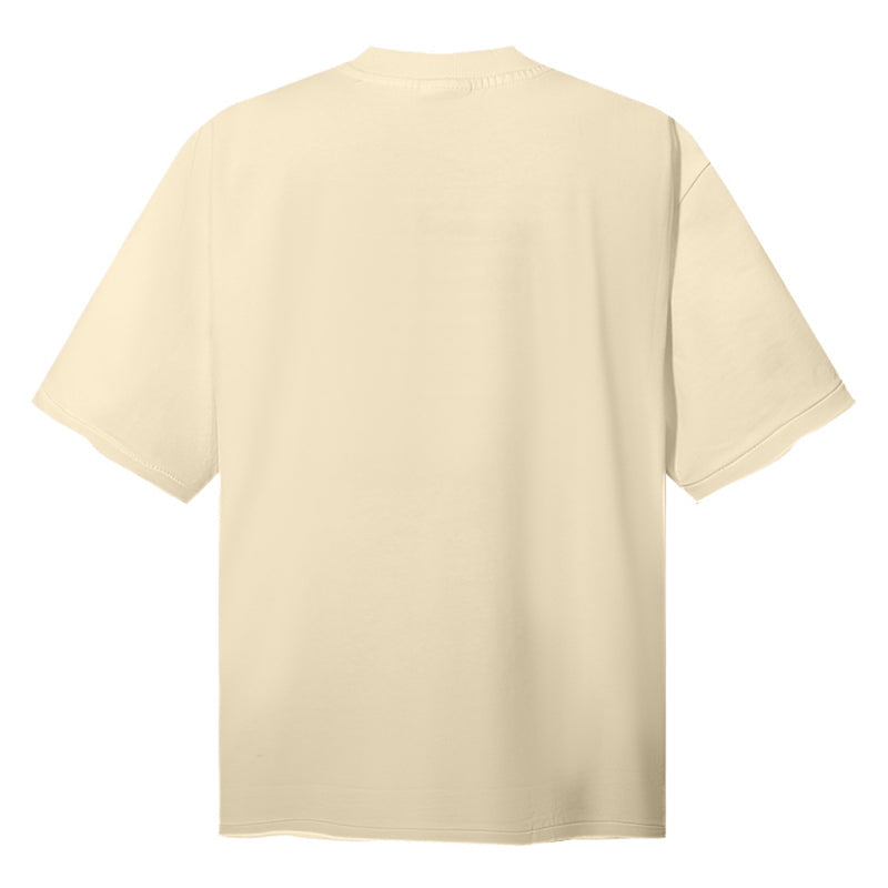 RHUDE Dinero Tee – Black / White / Apricot