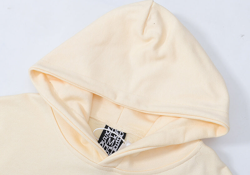 SP5DER Thug Spider Graphic Hoodie – Apricot