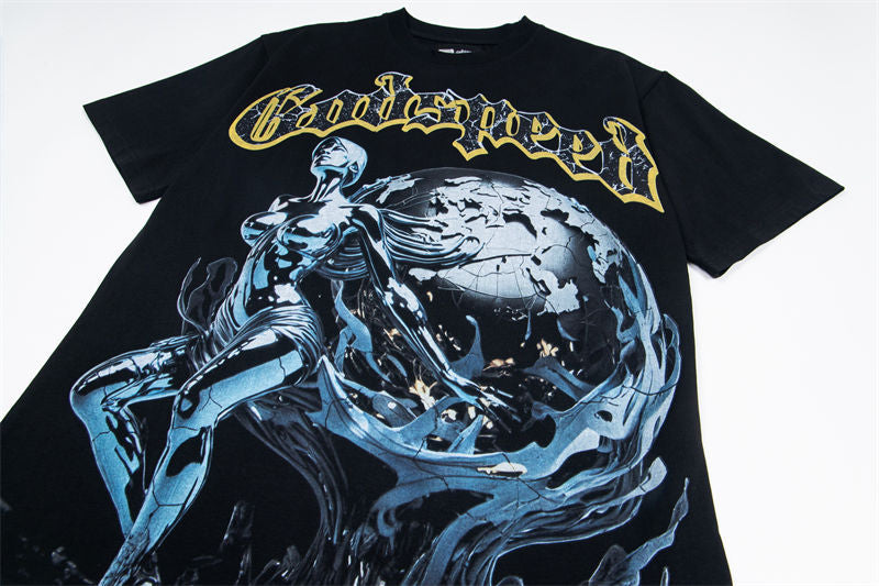 GODSPEED Chrome Seduction T-Shirt – 100% Cotton Graphic Tee