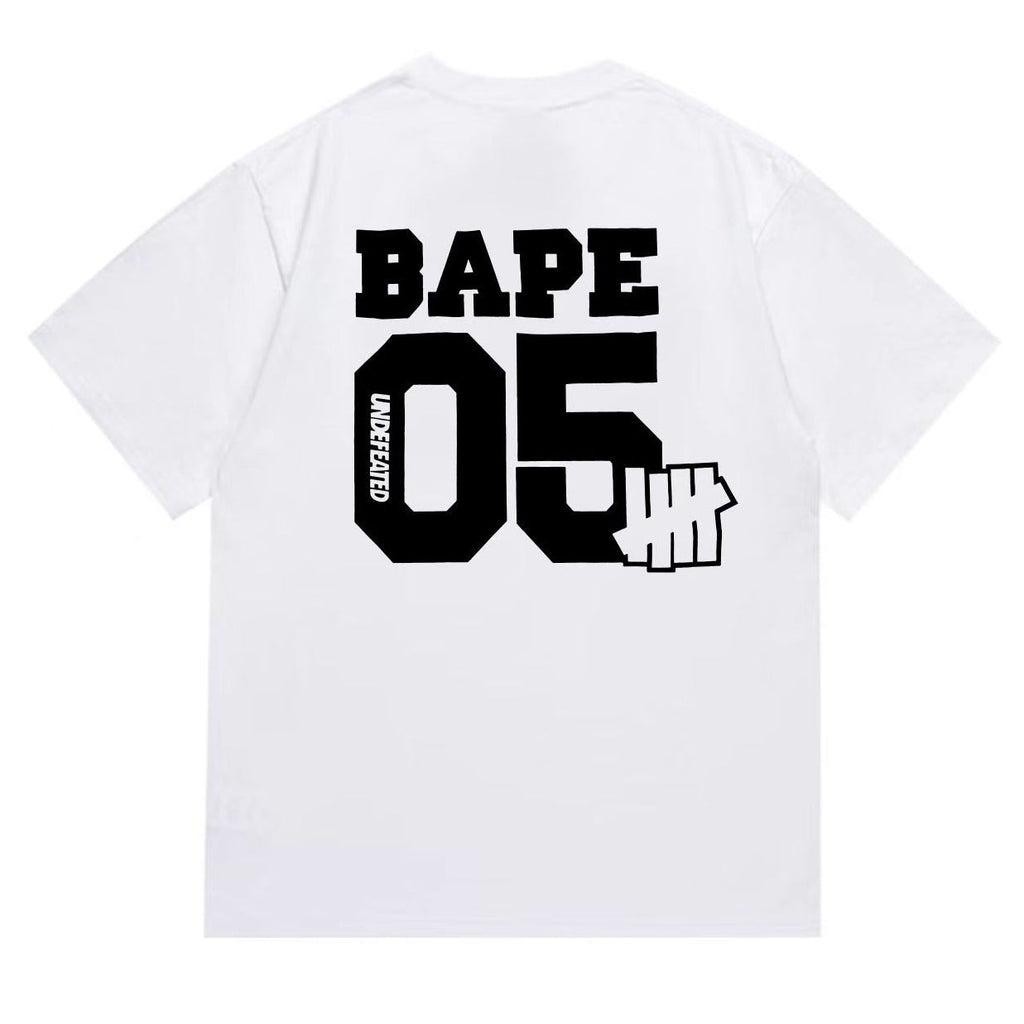 BAPE Ape Head Graphic Tee - Black & White