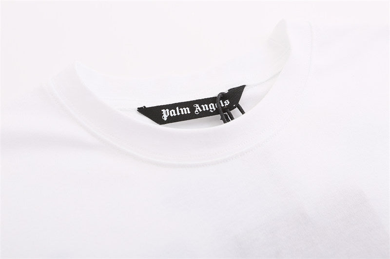 Palm Angels Spray Paint P Gothic Logo Oversized T-Shirt