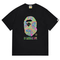 BAPE Ape Head Pattern Tee - Black & White