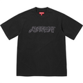 Supreme Raised Script Tee — Black / White