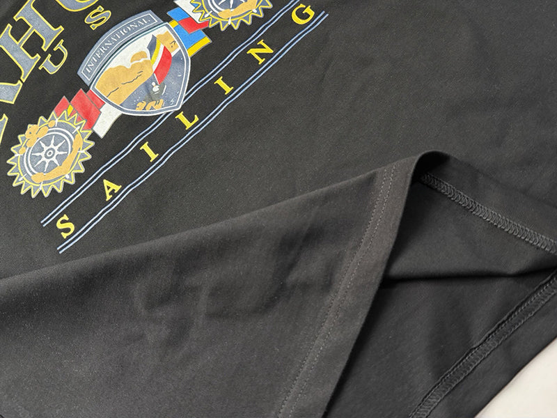 RHUDE International Sailing Tee – Black / Beige