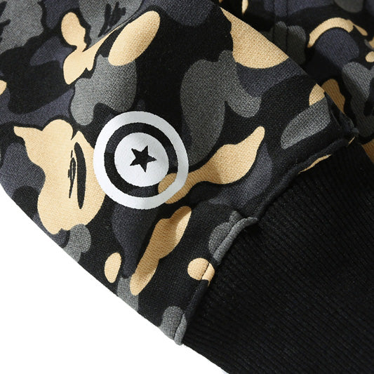 BAPE Camo Shark Double-Zip Hoodie