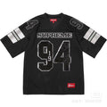 Supreme Sequin Football Jersey — Black / Blue