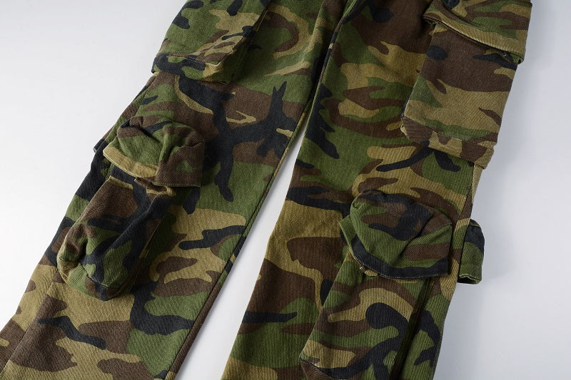 AMIRI Slim Fit Distressed Jeans – Full Logo Edition